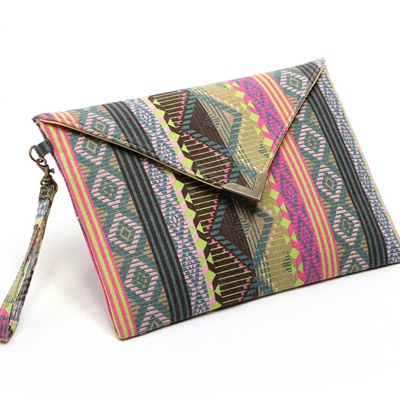Damen Tasche Damen kupplung leinwand Taschen Geldbörse nationalen art qualität Damen Taschen