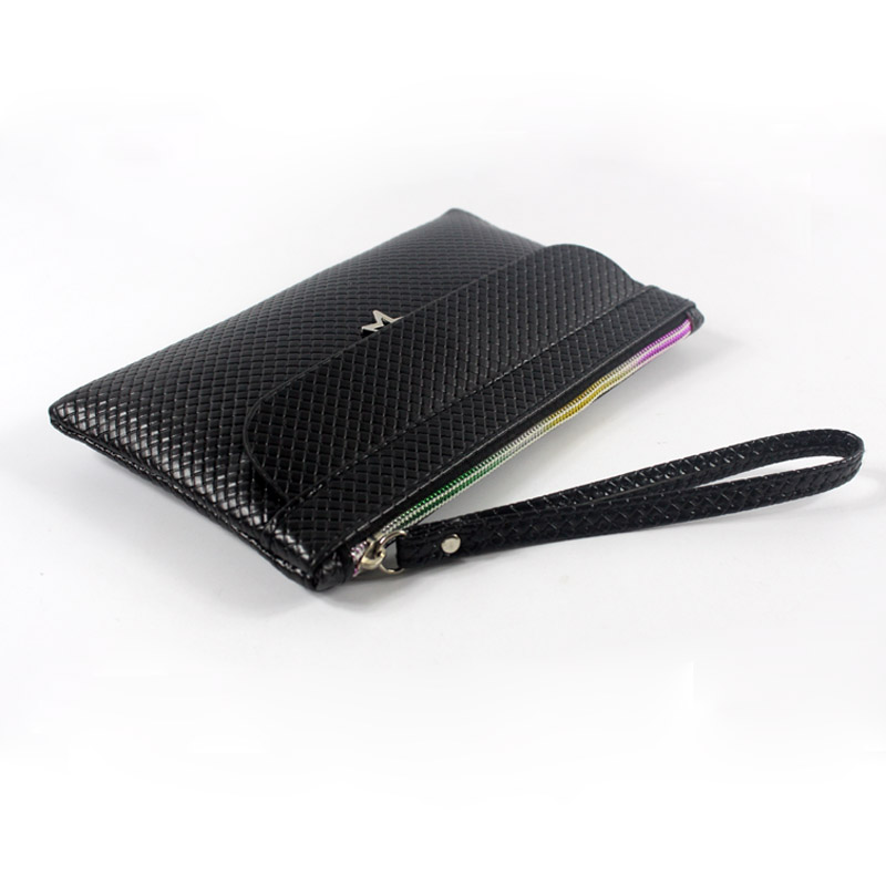 Neue Mode Berühmt Klein Damen Taschen Stricken Damen Kupplung Geldbörse Feste Hohe Qualität Pu Leder