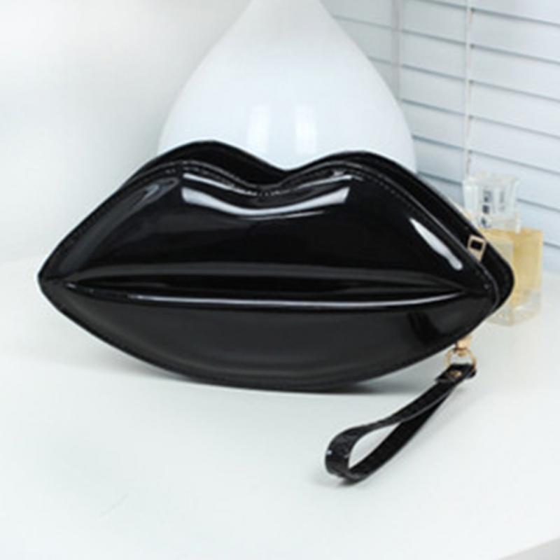 Neuankömmlinge einzigartige mode lippe geformt Handtasche Damen Umhängetasche Umhängetasche