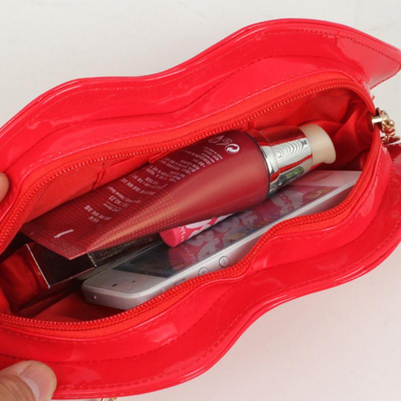 Neuankömmlinge einzigartige mode lippe geformt Handtasche Damen Umhängetasche Umhängetasche