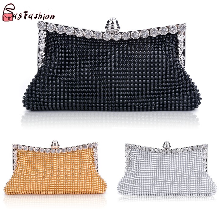 Damen Handtasche Taschen neue Kupplungen beiläufigen Dame Damen Partei Kristall Abendtaschen Geschenk Goldene