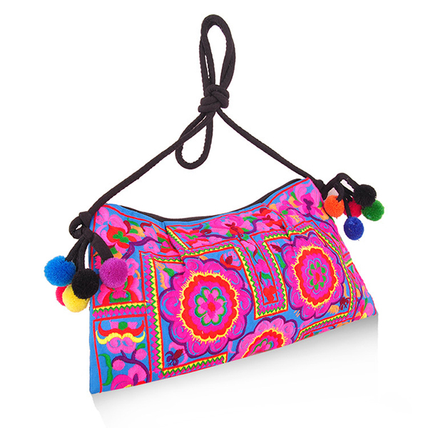 Damen Tasche Trend Boho Gestickte Blumen Taschen Schulterkurier Vintage Handtasche Geschenke Neue Ankunft