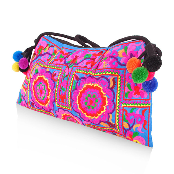 Damen Tasche Trend Boho Gestickte Blumen Taschen Schulterkurier Vintage Handtasche Geschenke Neue Ankunft