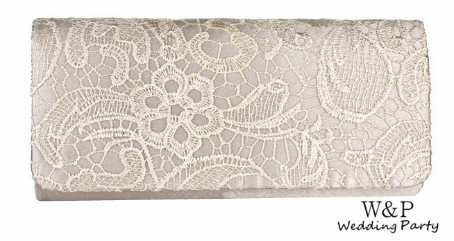 Klassische Blumenspitze Handtasche Eveningbag Handtaschen Für Braut Hochzeit Tag
