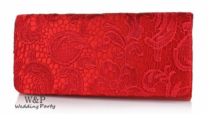 Klassische Blumenspitze Handtasche Eveningbag Handtaschen Für Braut Hochzeit Tag