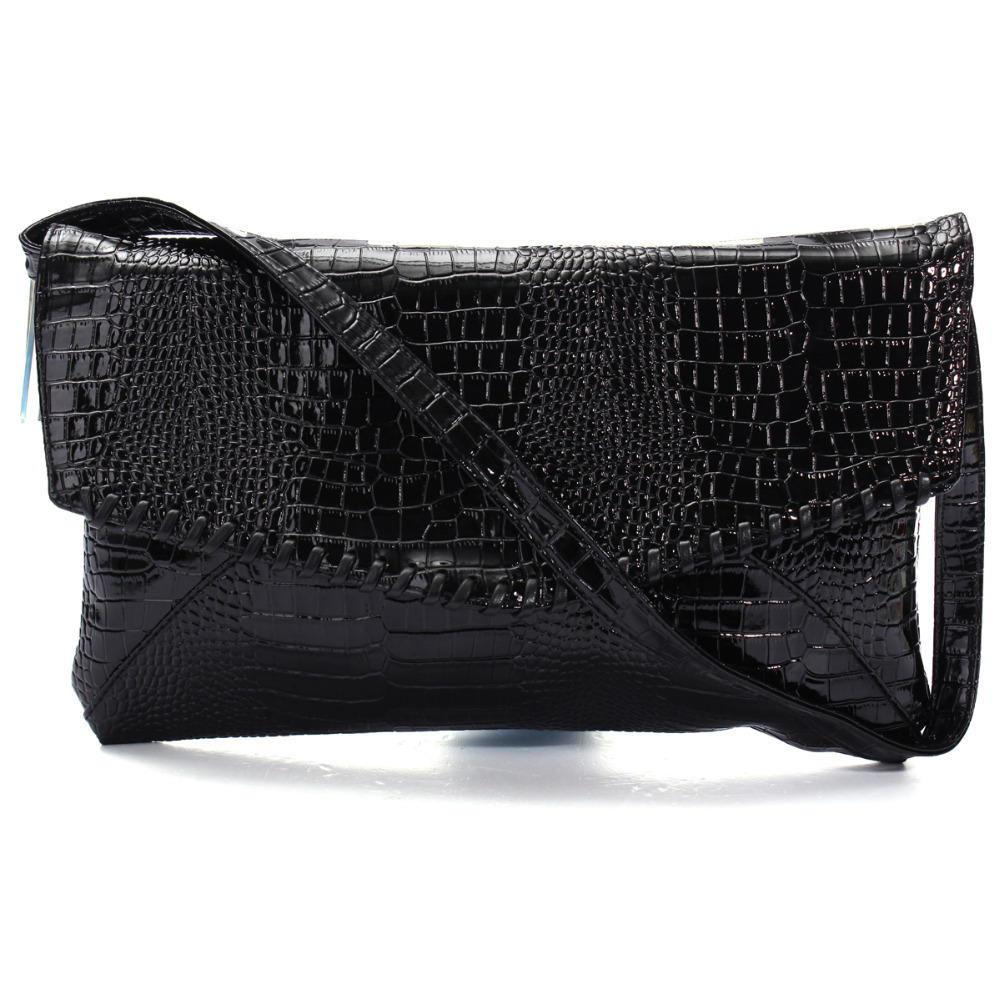 Damen Handtasche Krokodil Abendtaschen Serpentinenmuster hohe Qualität PU Leder Tageskupplung Damen Tageskupplunge