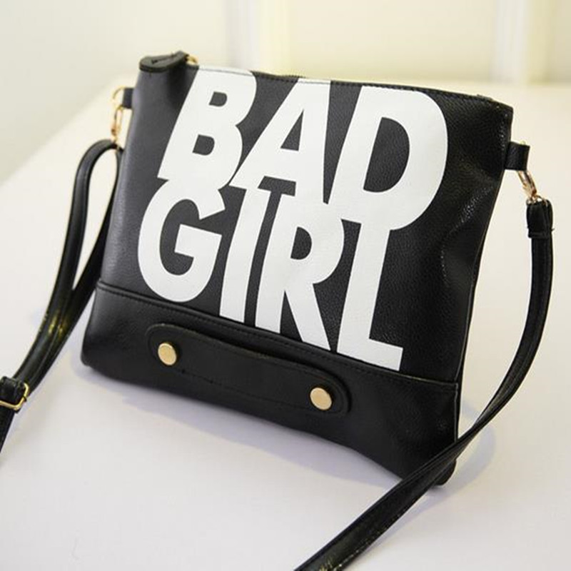 Mit Gute Geschenke Europäische trendy BAD GIRL buchstaben Handtasche Damen schulter Tasche ipad Damen