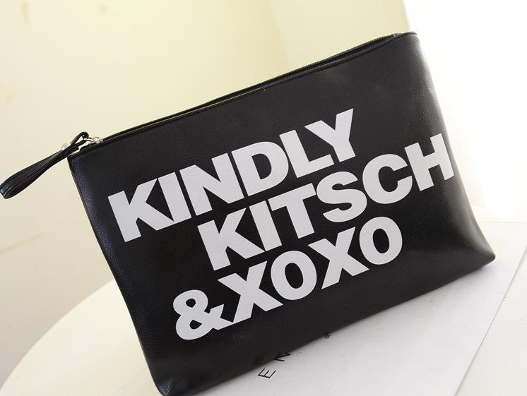 Mit Gute Geschenke Europäische trendy BAD GIRL buchstaben Handtasche Damen schulter Tasche ipad Damen