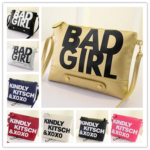 Mit Gute Geschenke Europäische trendy BAD GIRL buchstaben Handtasche Damen schulter Tasche ipad Damen