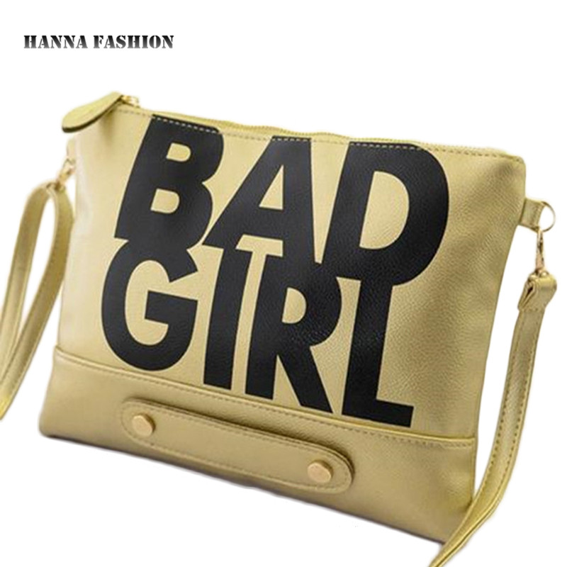 Mit Gute Geschenke Europäische trendy BAD GIRL buchstaben Handtasche Damen schulter Tasche ipad Damen