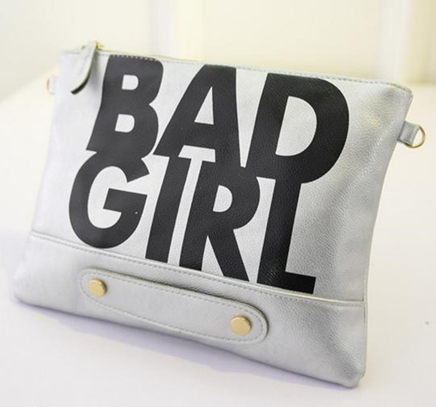 Mit Gute Geschenke Europäische trendy BAD GIRL buchstaben Handtasche Damen schulter Tasche ipad Damen