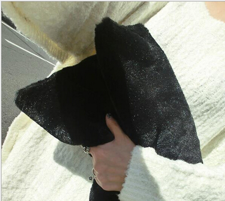 DamenTaschen beutel kaninchen hülle Tasche fell tag clutch Abendtasche