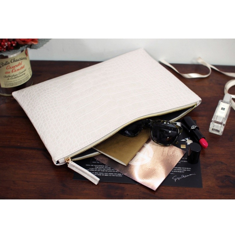 Mode krokodilkorn Damen Handtasche Leder Damen umschlag clutch Abendtasche weibliche Handtasche Kupplungen