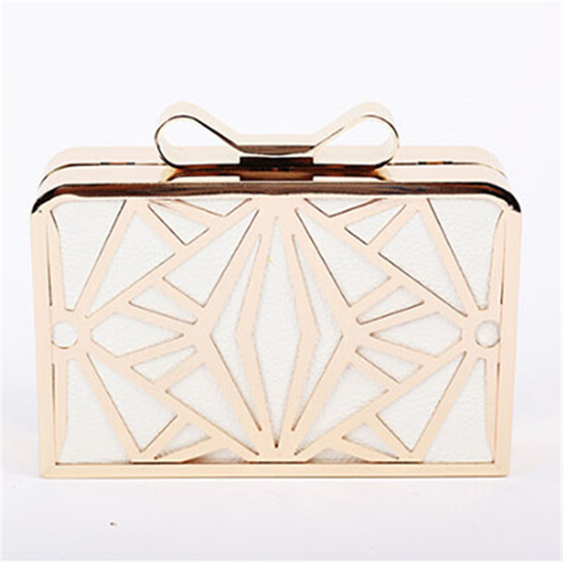 neue Mode Damen Handtaschen Metall Patchwork Shinning Umhängetasche Damen Rosa Tag Kupplung Hochzeit Abendtaschen