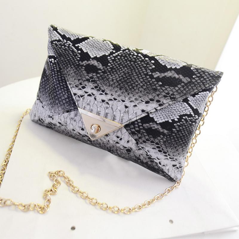 neue women die kunstLeder schlange Haut Umschlag bag tag kupplungen Geldbörse Abendtasche