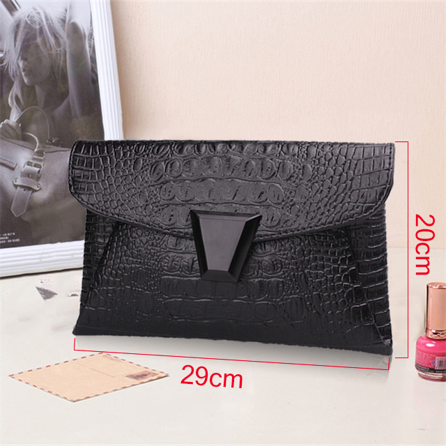 Krokodil kleine Tasche umschlag Tasche mode Damen Handtasche eine schulter Kreuz Körper Taschen weiblichen