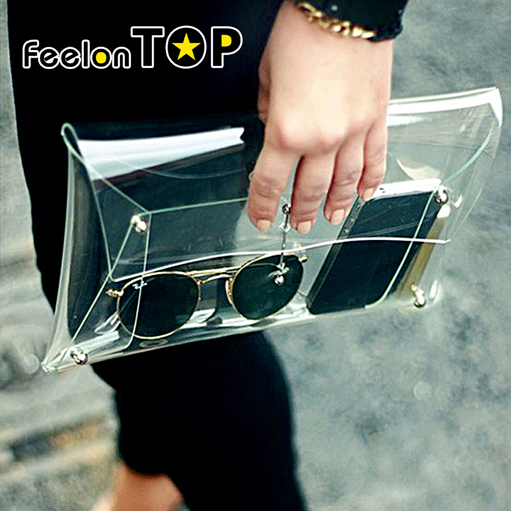 Sommer Mode Unisex PVC Transparente Klare Farbe Tasche Handtasche Für Damen Maxyum Großhandel