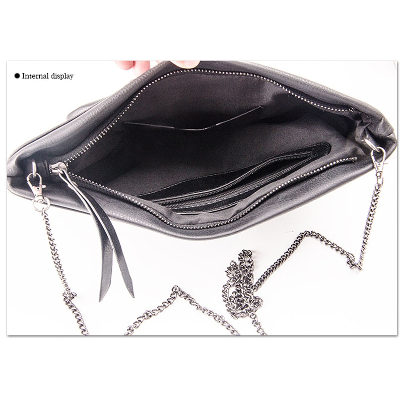 Super Cool PU Ledertasche Pistole Cluthes Tasche Kette 3D Pistole Crossbody Umhängetasche Damen Umhängetasche