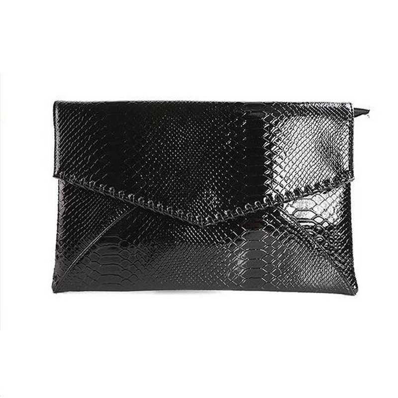 Serpentin silber umschlag kupplung Handtasche Damen Umhängetasche Zustrom europas und amerikas neue mode