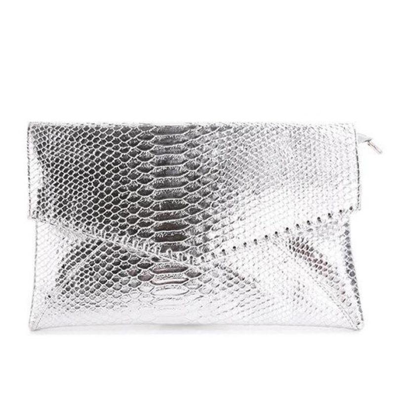 Serpentin silber umschlag kupplung Handtasche Damen Umhängetasche Zustrom europas und amerikas neue mode
