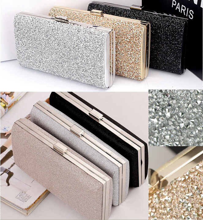 Damen Abendtasche Damen Diamant Strass Kupplung Tag Kupplung Brieftasche Hochzeit Geldbörse Partei Bankett