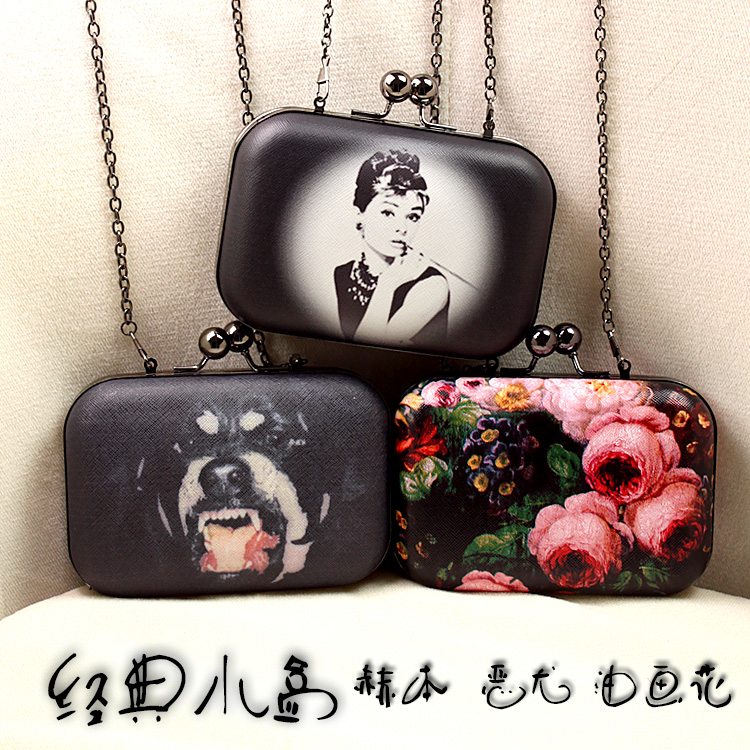 Neue Mini Abendtasche Mode Candy Farbe Damen Messenger Taschen Tageskupplung Lange Kette Umhängetasche Vintage