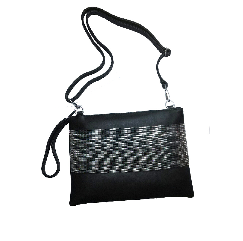 marke neue Damen Leder Handtasche Kette schwarz für Damen Umhängetasche über die schulter Tasche