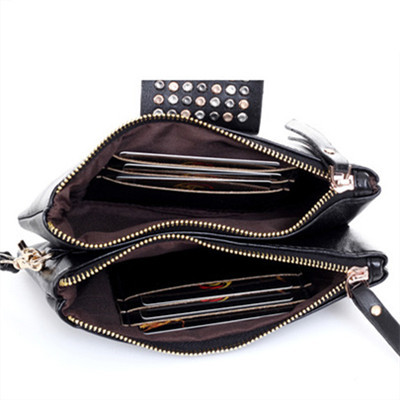 Niet umschlag kupplung hotsale Damen designer Geldbörsen Handtasche schwarzen Abendtaschen Damen party