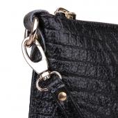 Split Leder Damen Handtaschen Umschlag Geldbörsen Vintage Krokodil Abendgesellschaft Wristlet Handtaschen Kleine