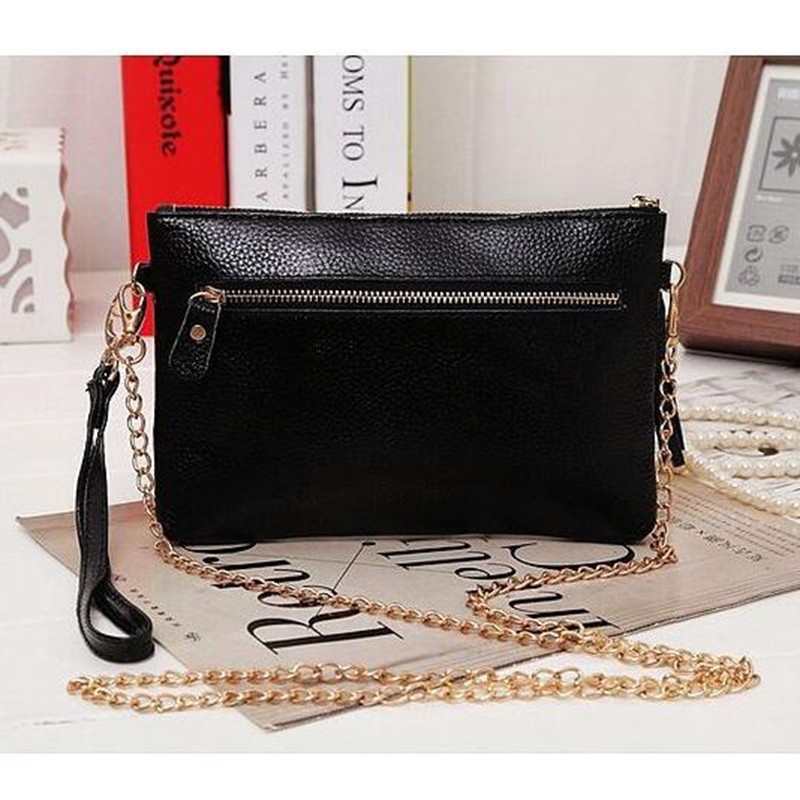Freies Verschiffen Leder Quaste Handtaschen Schulter Messenger Bag Tag Kupplung Kette Tasche kleine Tasche Damen