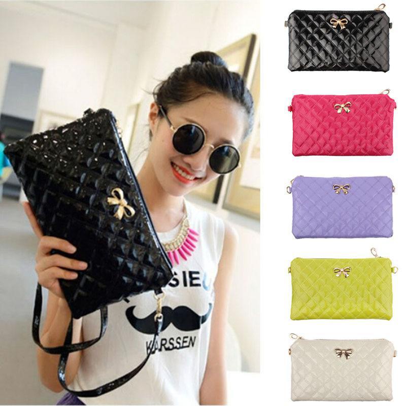 neue Handtasche Damen kupplung Schulter Diagonal Drei Zweck Schmetterling Spiraea Lingge Tasche bogen Handtasche