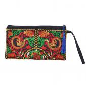 Luxus HandtaschenDamen designer Stickerei Umschlag Handtasche Vintage Quaste Abend Kupplung Handtasche Bolsa Feminina