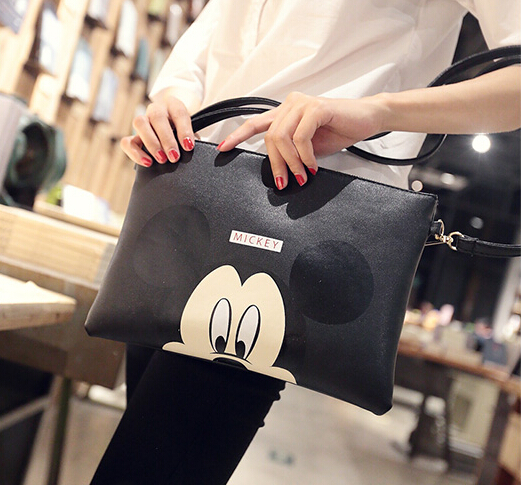 Damen Hallo Kitty Messenger Bags Minnie Mickey Tasche Leder Handtaschen Damen Handtasche Bolsa Feminina Bolsas