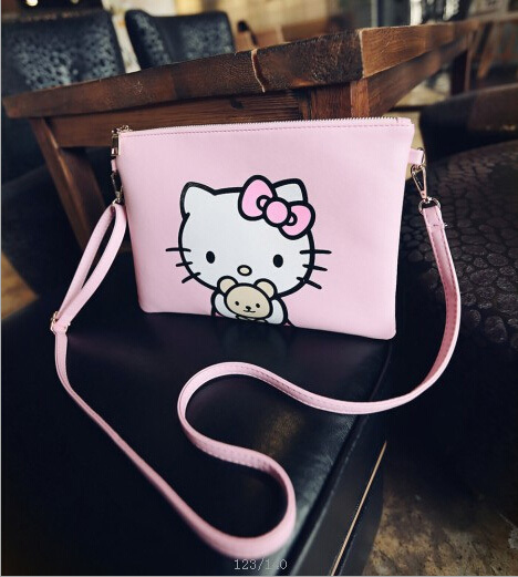 Damen Hallo Kitty Messenger Bags Minnie Mickey Tasche Leder Handtaschen Damen Handtasche Bolsa Feminina Bolsas