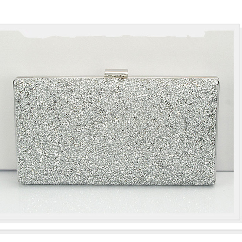 3 farben bling Damen Handtasche schulter Abendtasche Gold Silber kupplung box Kreuz leichensäcke bolsas