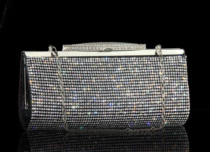 Fabrik Gute Qualität Damen Voller Diamanten Kupplung Abendtaschen Luxus Strass Bling BrautTasche Umhängetasche