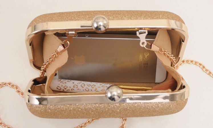 Heiße art 8 farben Damen kleine Box clutch bag designer Glitter Abendtasche mode elegant mädchen Haspe