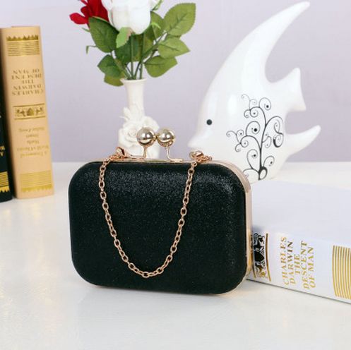 Heiße art 8 farben Damen kleine Box clutch bag designer Glitter Abendtasche mode elegant mädchen Haspe