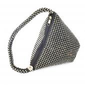 Hot dreieck Voller Strass Damen Abend Handtasche Partei Prom Hochzeit Geldbörse Mode
