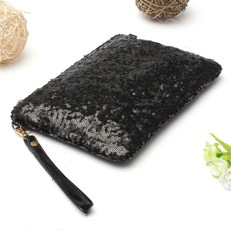 Mode Damen Handtasche Glitter Funkelnde Pailletten Dazzling Clutch Abendparteibeutel Bling Geldbörse Umhänget