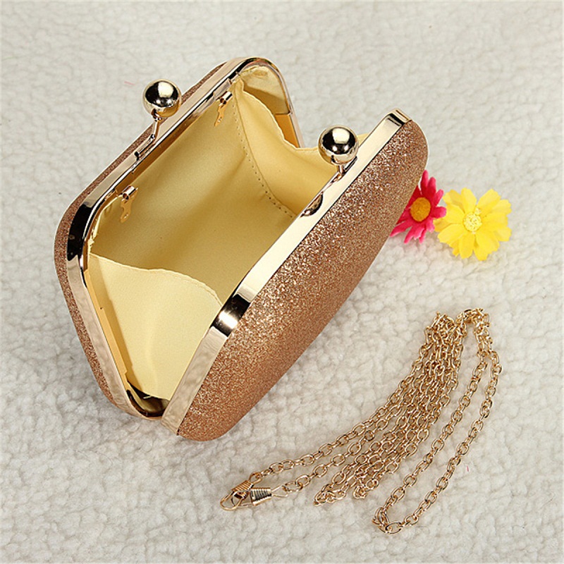 Abendtasche Dame Damen Party Hochzeit Glitter Kette Clutch Box Handtasche Geldbörsen Hight Fashion Eleganten