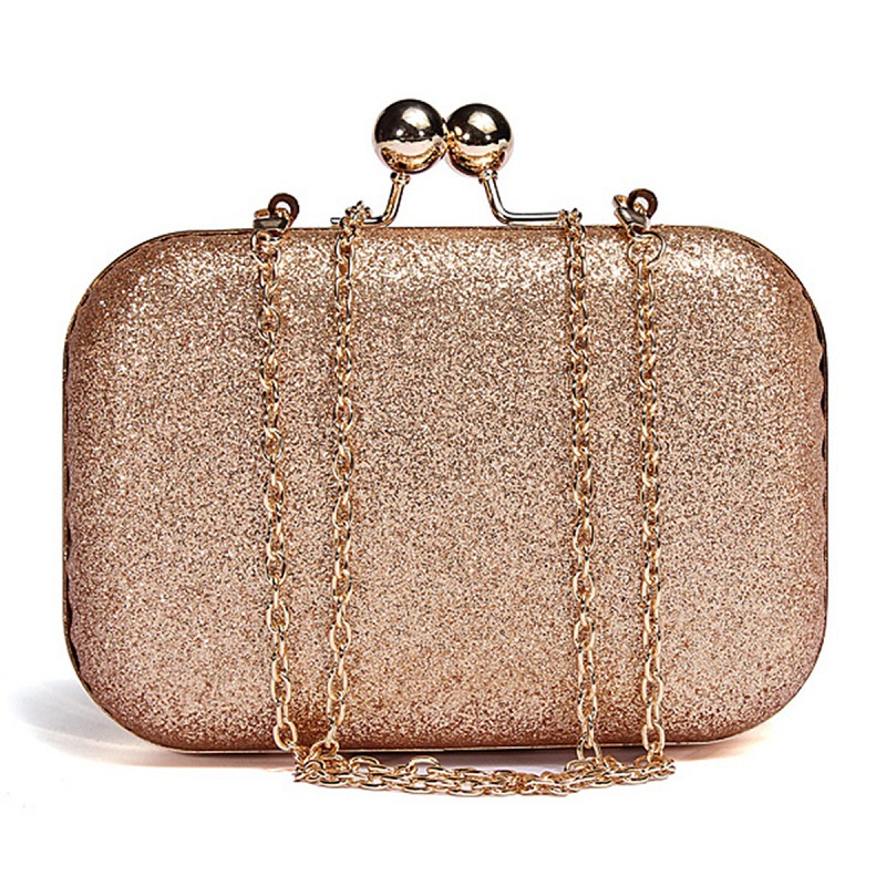 Abendtasche Dame Damen Party Hochzeit Glitter Kette Clutch Box Handtasche Geldbörsen Hight Fashion Eleganten