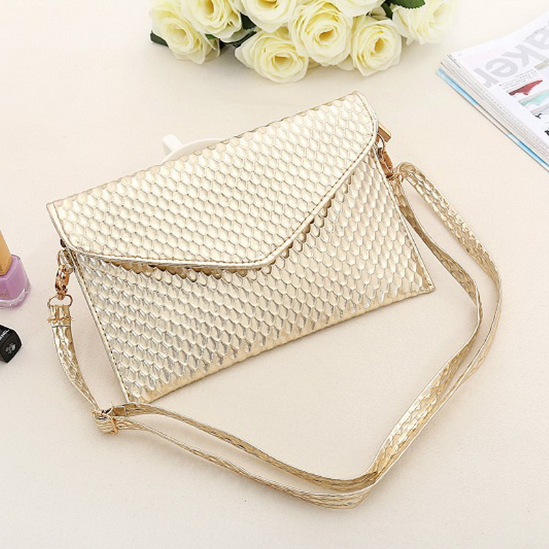 Umschlag Kupplung neue Mode Damen Leder Abendtaschen Handtasche und Geldbörsen Damen Crossbody Messenger Schulter