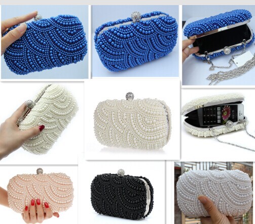Two Sided Perlen NEUE Mode Exquisite Perlen Abendtasche Edle Elegante Perle Handtaschen Umhängetaschen Party