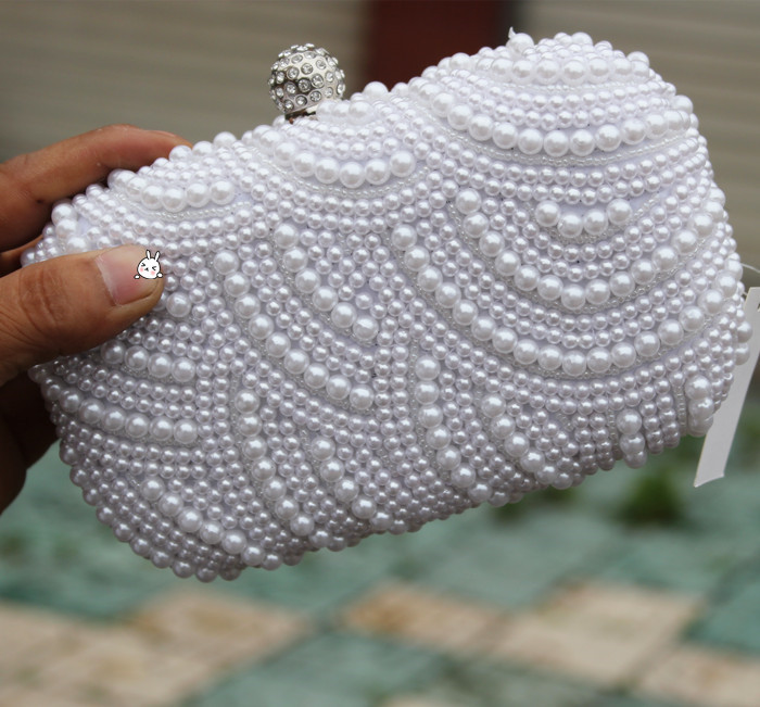 Two Sided Perlen NEUE Mode Exquisite Perlen Abendtasche Edle Elegante Perle Handtaschen Umhängetaschen Party
