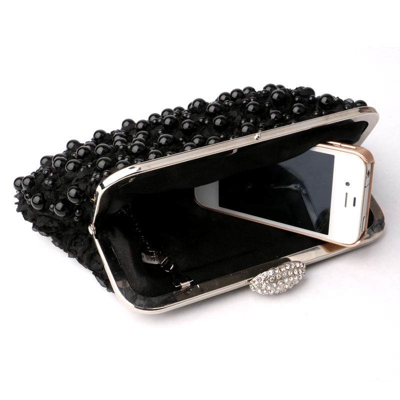 Rose perlen Damen Abendtaschen kupplung perle spitze Handtaschen shell förmigen Abendtasche für hochzeit