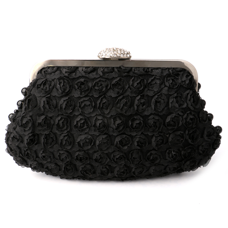 Rose perlen Damen Abendtaschen kupplung perle spitze Handtaschen shell förmigen Abendtasche für hochzeit