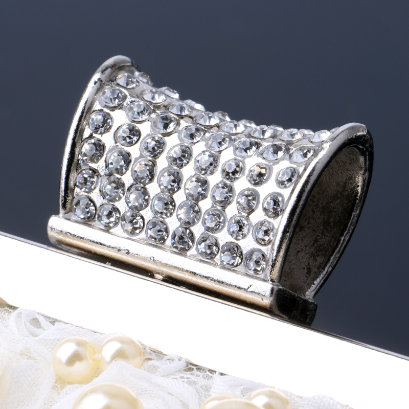 Abendtaschen Damen Handtaschen Abend Handtaschen Hochzeit Braut Handtasche Perle Perlen Spitze Stieg Mode Strass