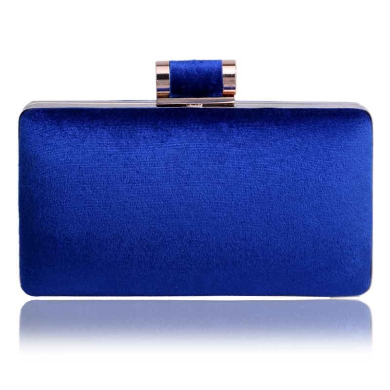 NEUE Europäische Mode Damen Handtasche Samt Schulter Kette Abendtaschen Mix 4 Farben Umhängetasche Hard Case