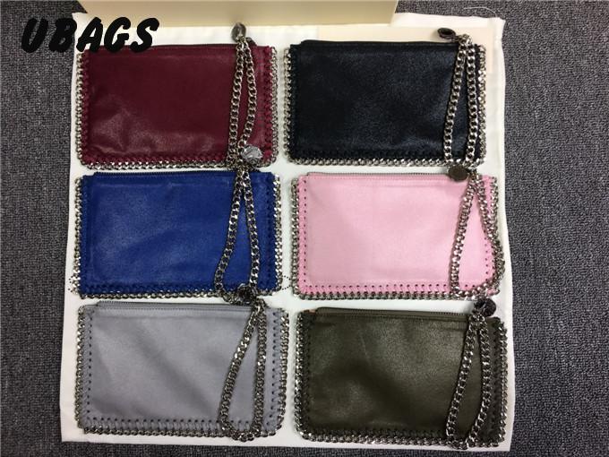 Damen Stella European Fashion Kette Tasche Handytasche Cluth Geldbeutel Geldbörse